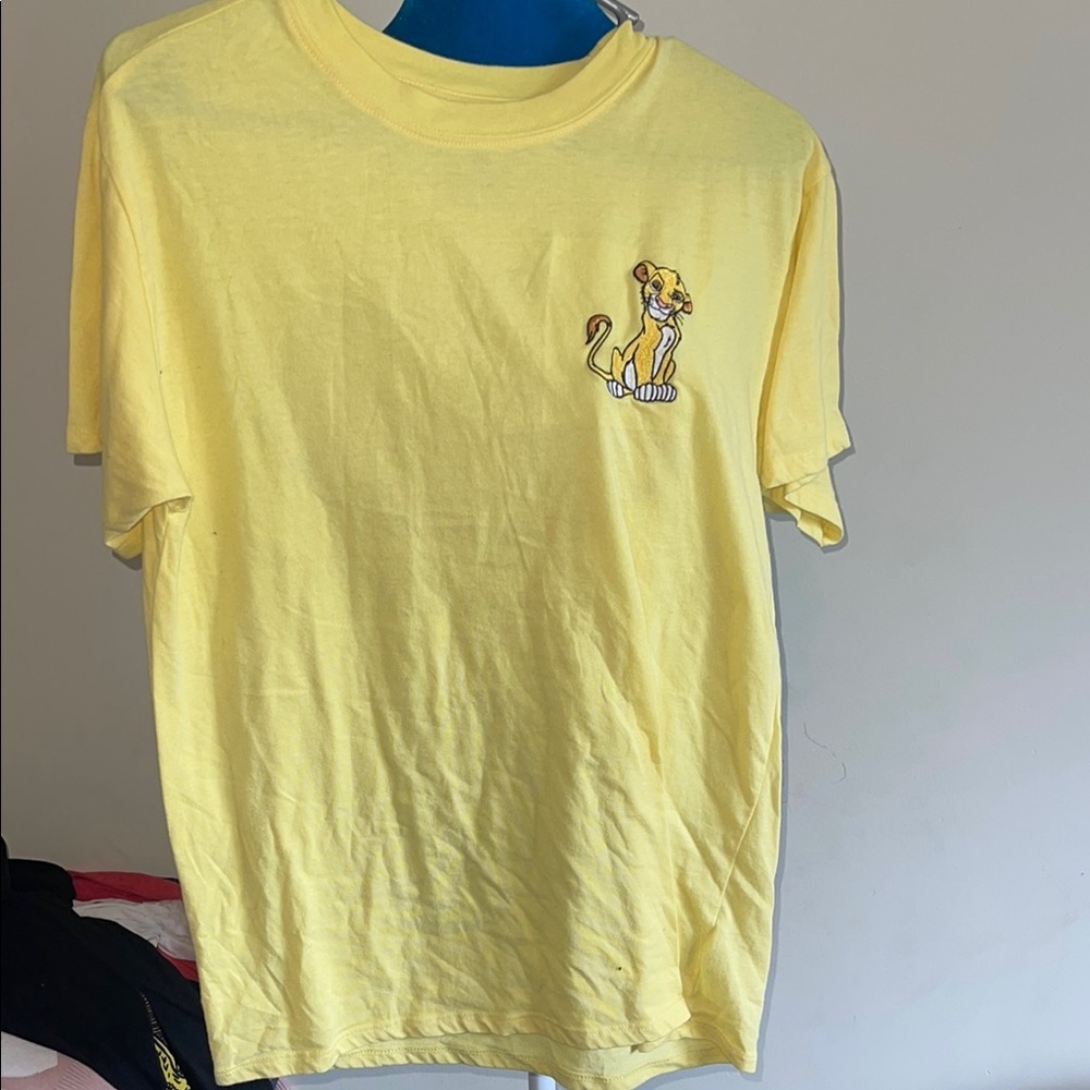 Disney Yellow Short Sleeve Tee lion king
